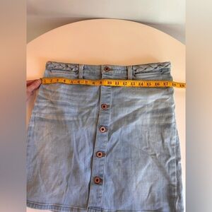 AG Lula denim skirt with branded waist size 32